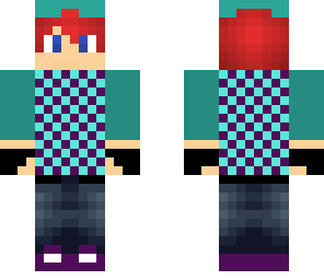 red head blue eyes