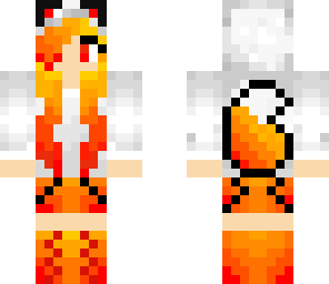 fire wolf girl