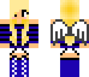 black and blue sweater girl