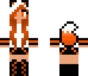 orange wolf girl