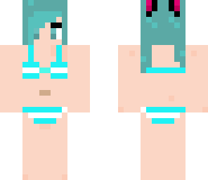 miku h bikini short hair