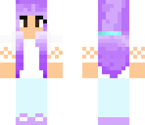 purple hair girl