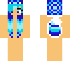 blue girl
