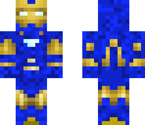 iron man blue