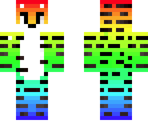 edited rainbow tiger