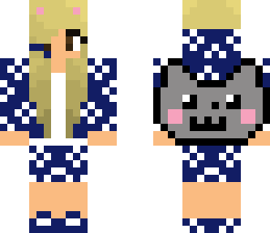 nyan cat girl gamer