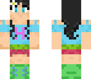 rainbow summer girl