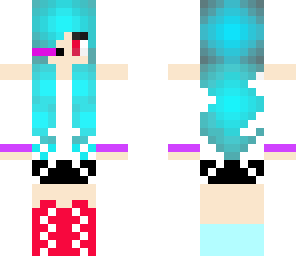 blue cute girl