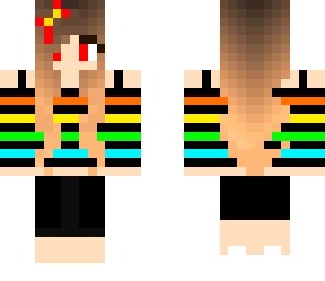 random rainbow girl