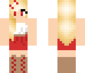 red dress girl