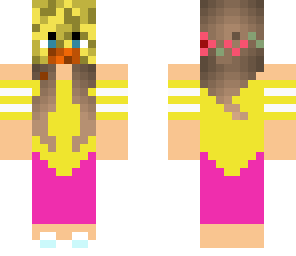 me in chicka costume
