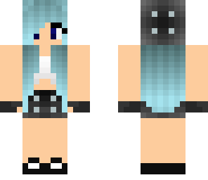 edit blue girl