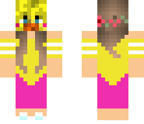 me in toy chicka costume