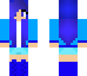 blue girl