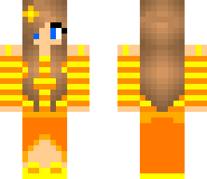 orange and yellow bee girl