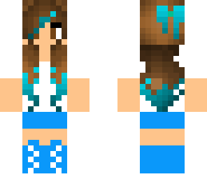 blue highlights