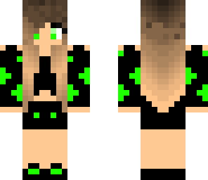 green stripes girl