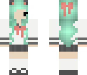 edited chibi school girl
