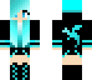 edited blue dragon girl