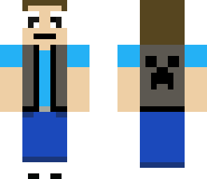 evantubehd with a blue shirt