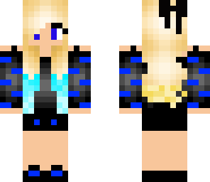 blue girl cute
