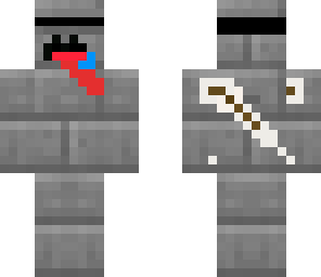 derpy stone brick man with ninja outfit