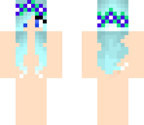 blue hair template