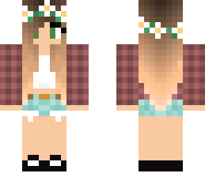 edited green eyed flannel girl