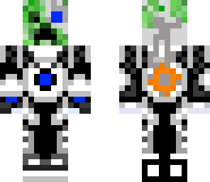blue cyborg