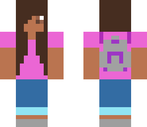girl with backpack