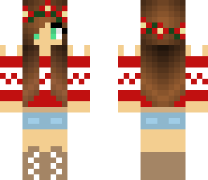 cute holiday girl
