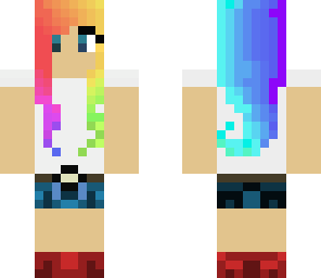 rainbow girl
