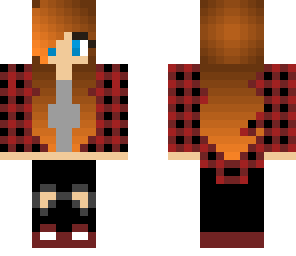 plaid and grunge girl