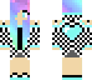 black and white diamond girl