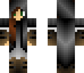 cloaked girl