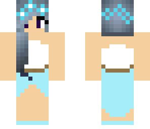 pastel blue girl