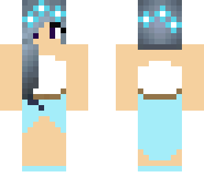 blue pastel girl