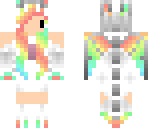 dj chibi rainbow dragon