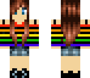 rainbow girl