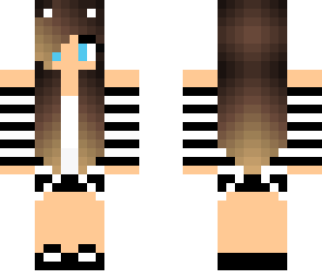 edit of cute herobrine cat girl