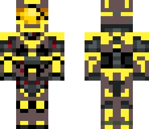 gray and yellow spartan