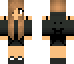 black hoodie girl