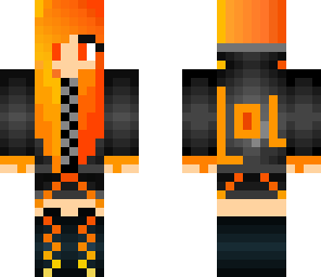 fire gamer girl
