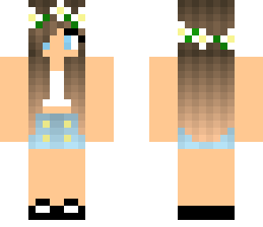 flower crown girl