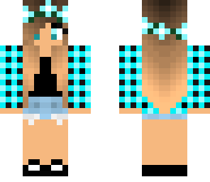blue cool girl