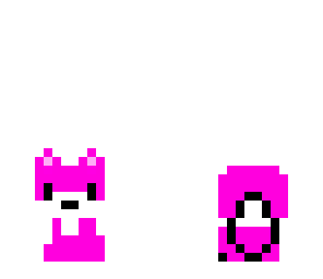 pink baby fox