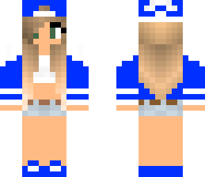blue girl