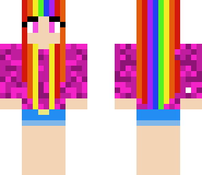 rainbow girl