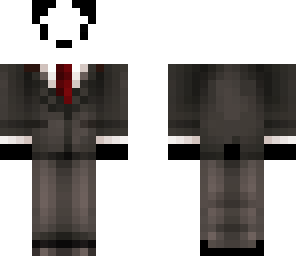 suited panda