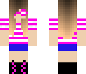 pink einshine girl with headphones
